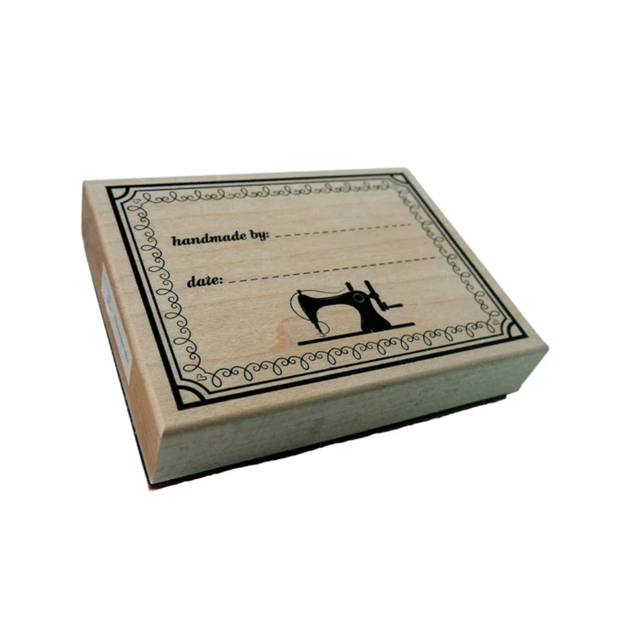 Handmade By Fabric Stamp by Madam Sew
