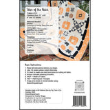 Back of the Star of the Patch Quilt Pattern by My Sew Quilty Life
