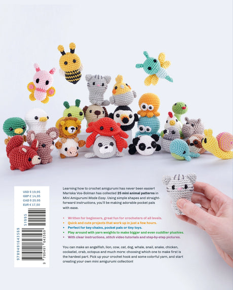 Back of the Mini Amigurumi Made Easy by Meteoor Books