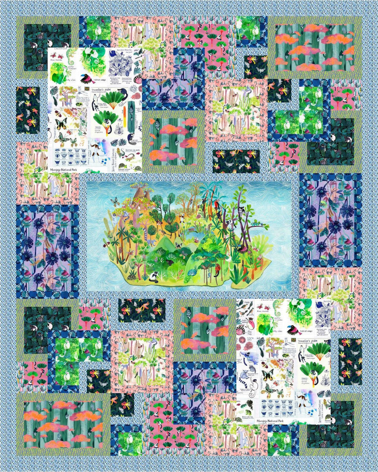 Madagascar Adventure Quilt Pattern by Quilters Clinic