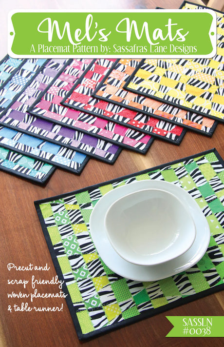 Mel's Mats Placemat Pattern by Sassafras Lane Designs