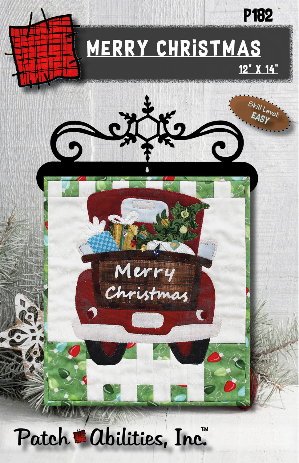 Merry Christmas Little Truck Downloadable Pattern by Patch Abilities