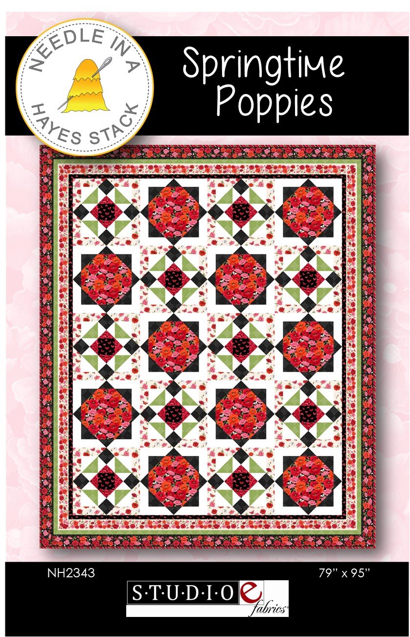 Springtime Poppies Downloadable Pattern by Needle In A Hayes Stack