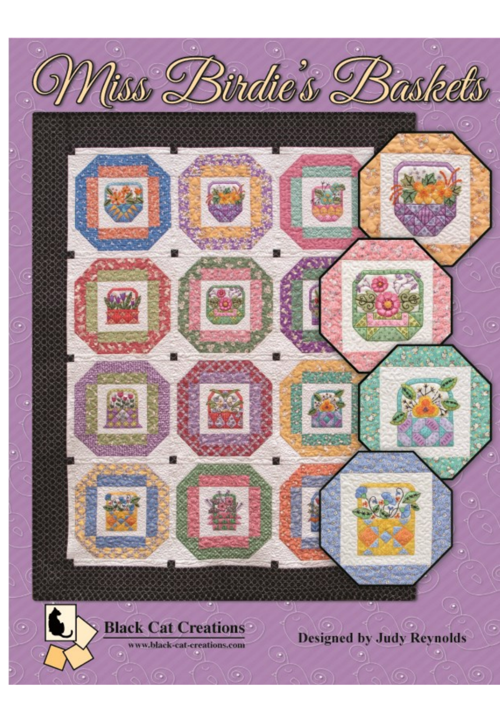 Miss Birdie's Baskets Downloadable Pattern by Black Cat Creations