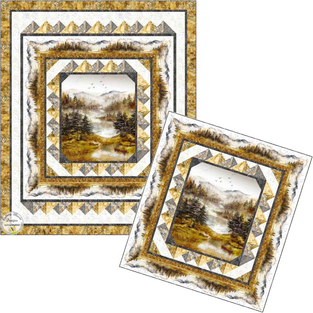 Misty Morning Downloadable Pattern by Cathey Marie Designs