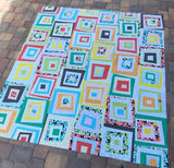 Modern Logs Paper Quilt Pattern by Christa Quilts