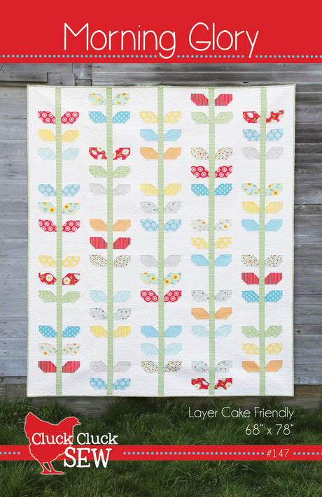 Morning Glory Quilt Pattern by Cluck Cluck Sew