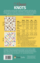 Back of the Mosaic Knots Downloadable Pattern by Christa Quilts