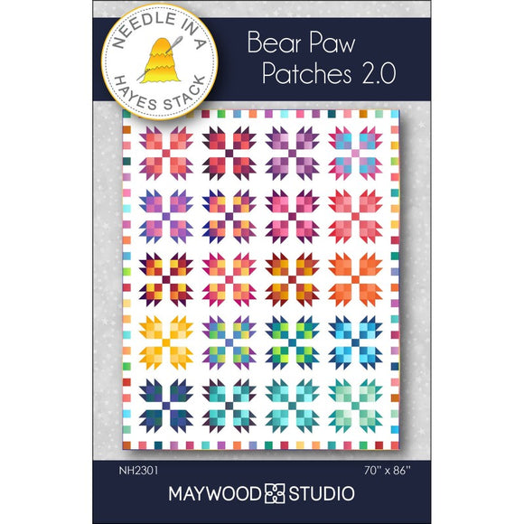 Bear Paw Patches 2.0 Quilt Pattern by Needle In A Hayes Stack