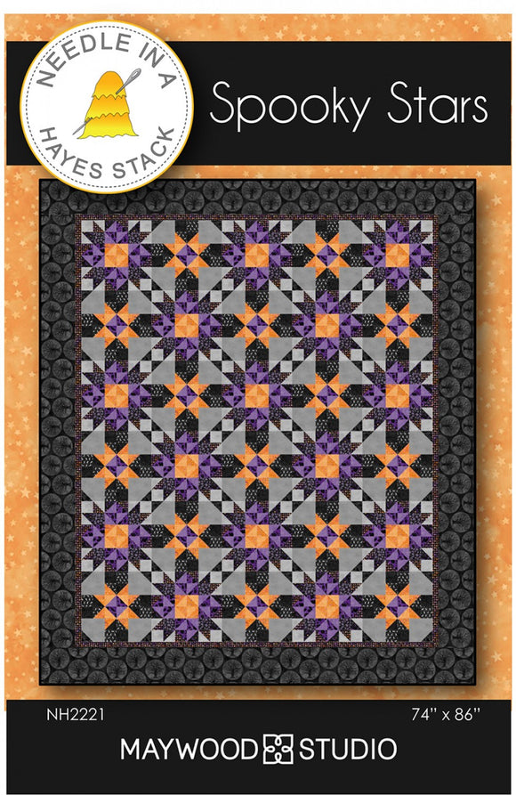 Spooky Stars Quilt Pattern by Needle In A Hayes Stack