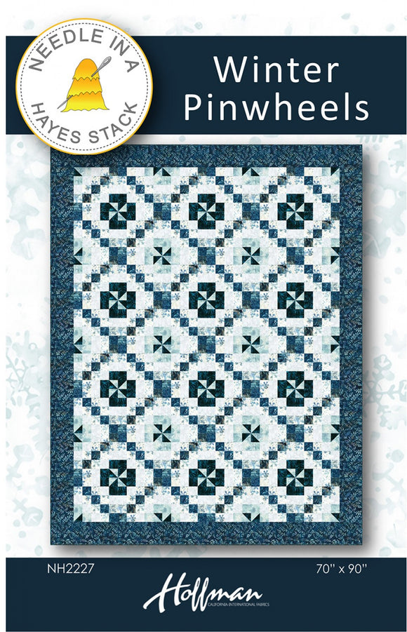 Winter Pinwheels Quilt Pattern by Needle In A Hayes Stack