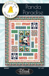 Panda Paradise Quilt Pattern by Needle In A  Hayes Stack
