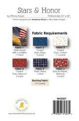 Stars & Honor Quilt Pattern by Needle In A Hayes Stack