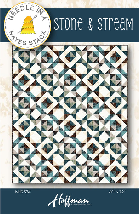 Stone & Stream Quilt Pattern by Needle In A  Hayes Stack