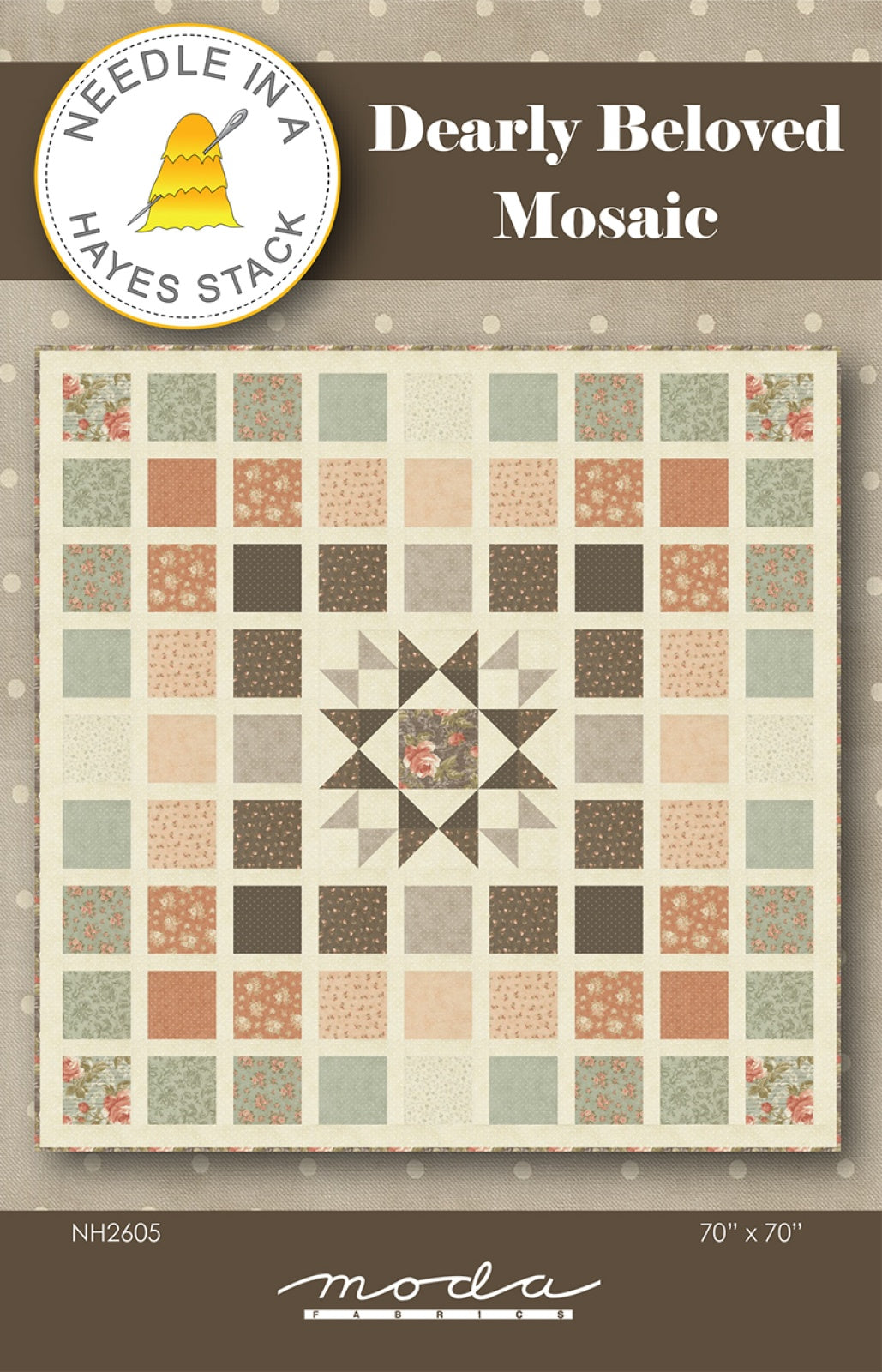 Dearly Beloved Mosaic Quilt Pattern by Needle In A  Hayes Stack