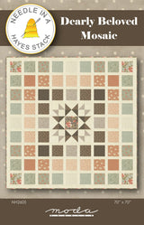 Dearly Beloved Mosaic Quilt Pattern by Needle In A  Hayes Stack