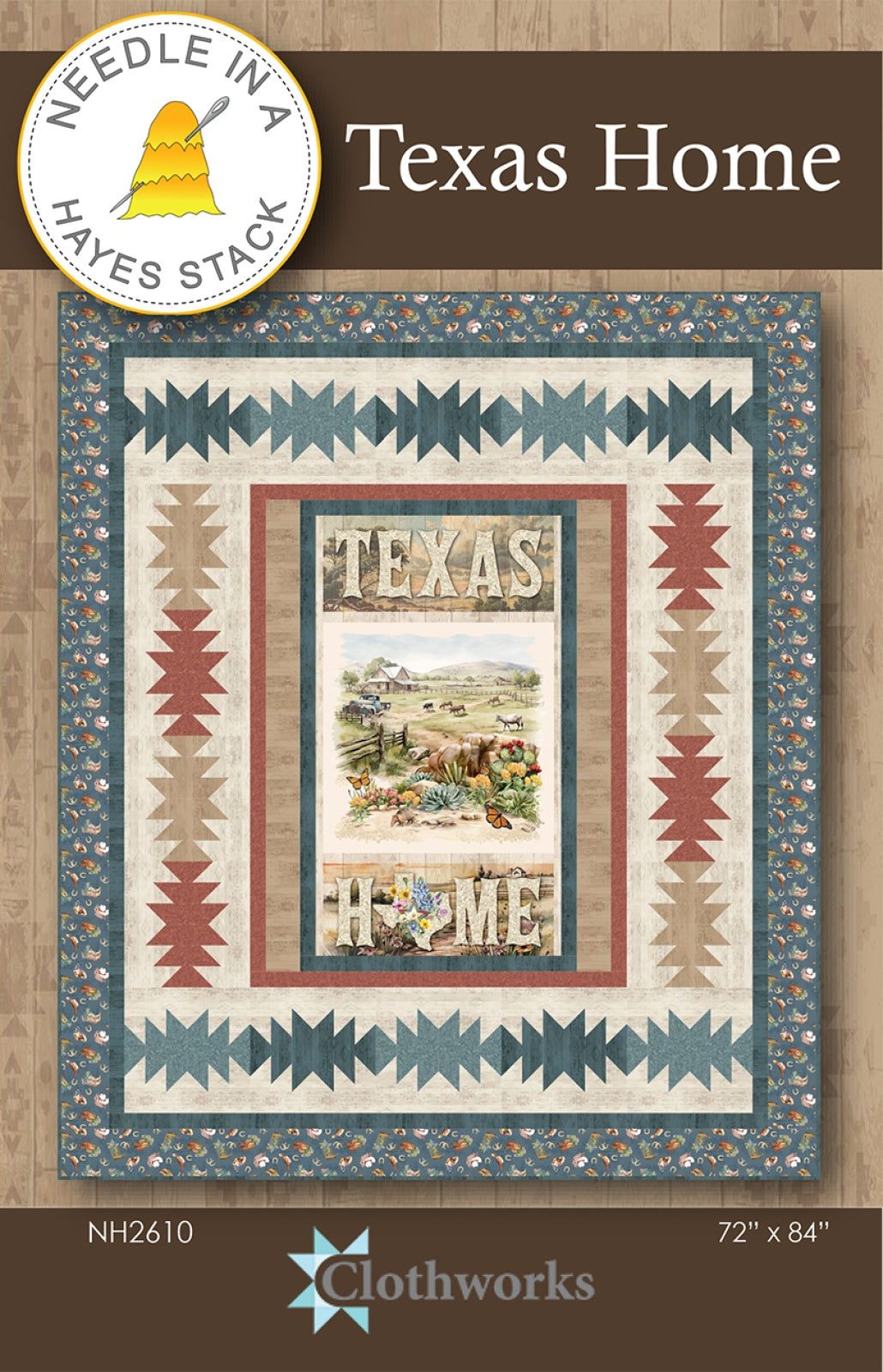Texas Home Quilt Pattern by Needle In A  Hayes Stack