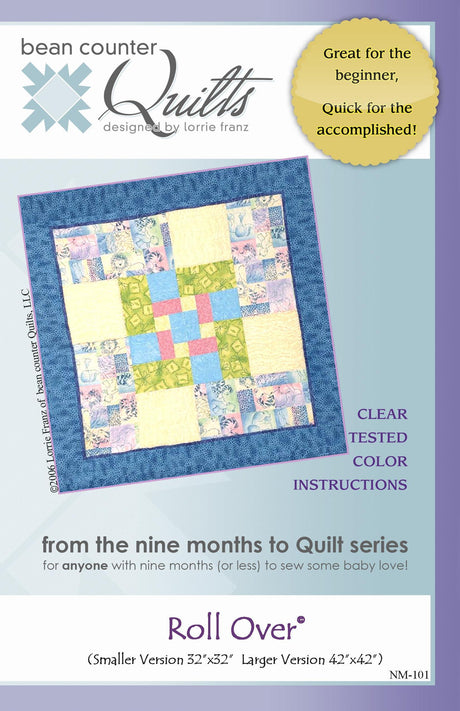 Roll Over Quilt Pattern by Bean Counter Quilts