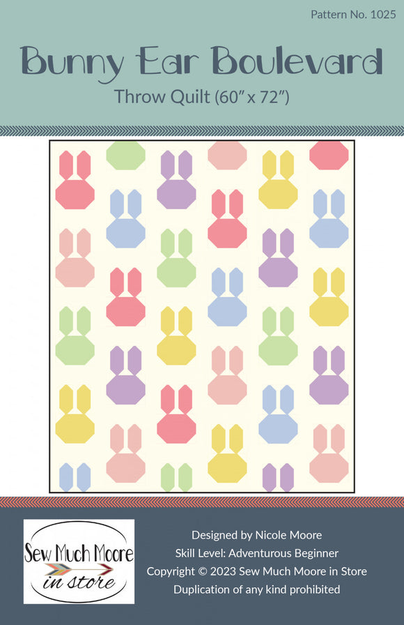 Bunny Ear Boulevard Quilt Pattern by Sew Much Moore