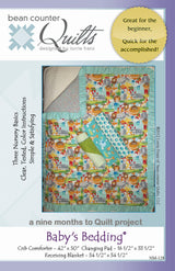 Baby's Bedding Quilt Pattern by Bean Counter Quilts