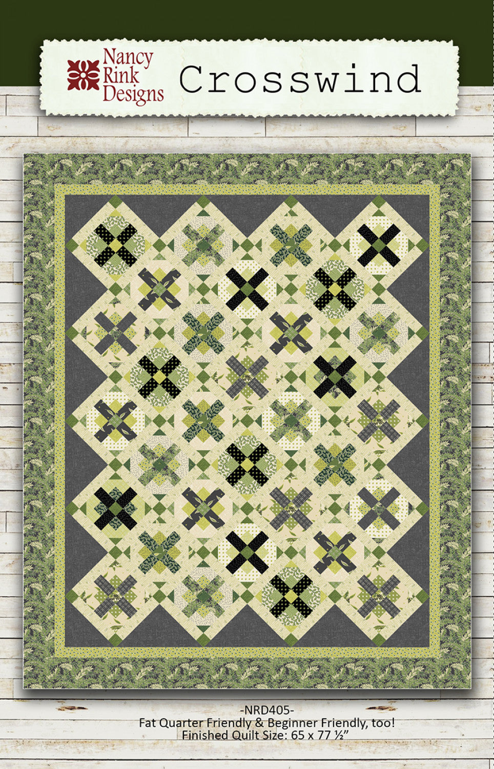 Crosswind Quilt Pattern by Nancy Rink Designs