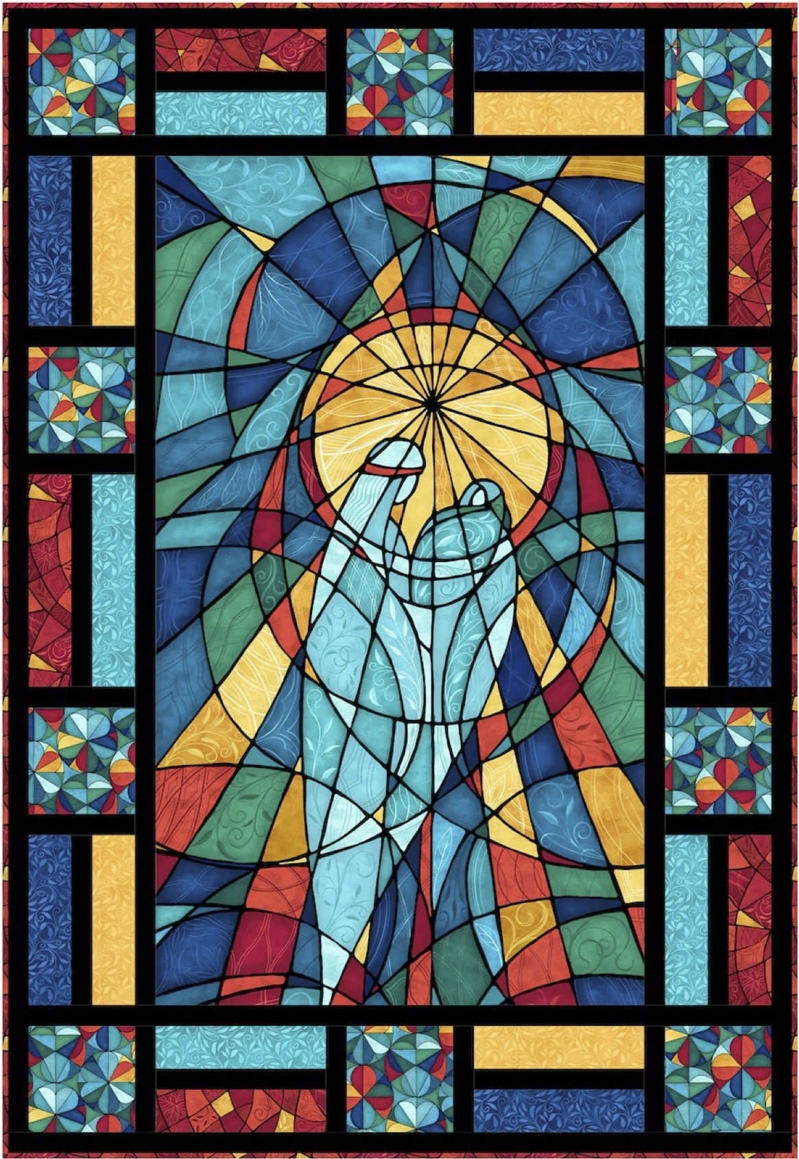 Nativity Window Downloadable Pattern by Pine Tree Country Quilts