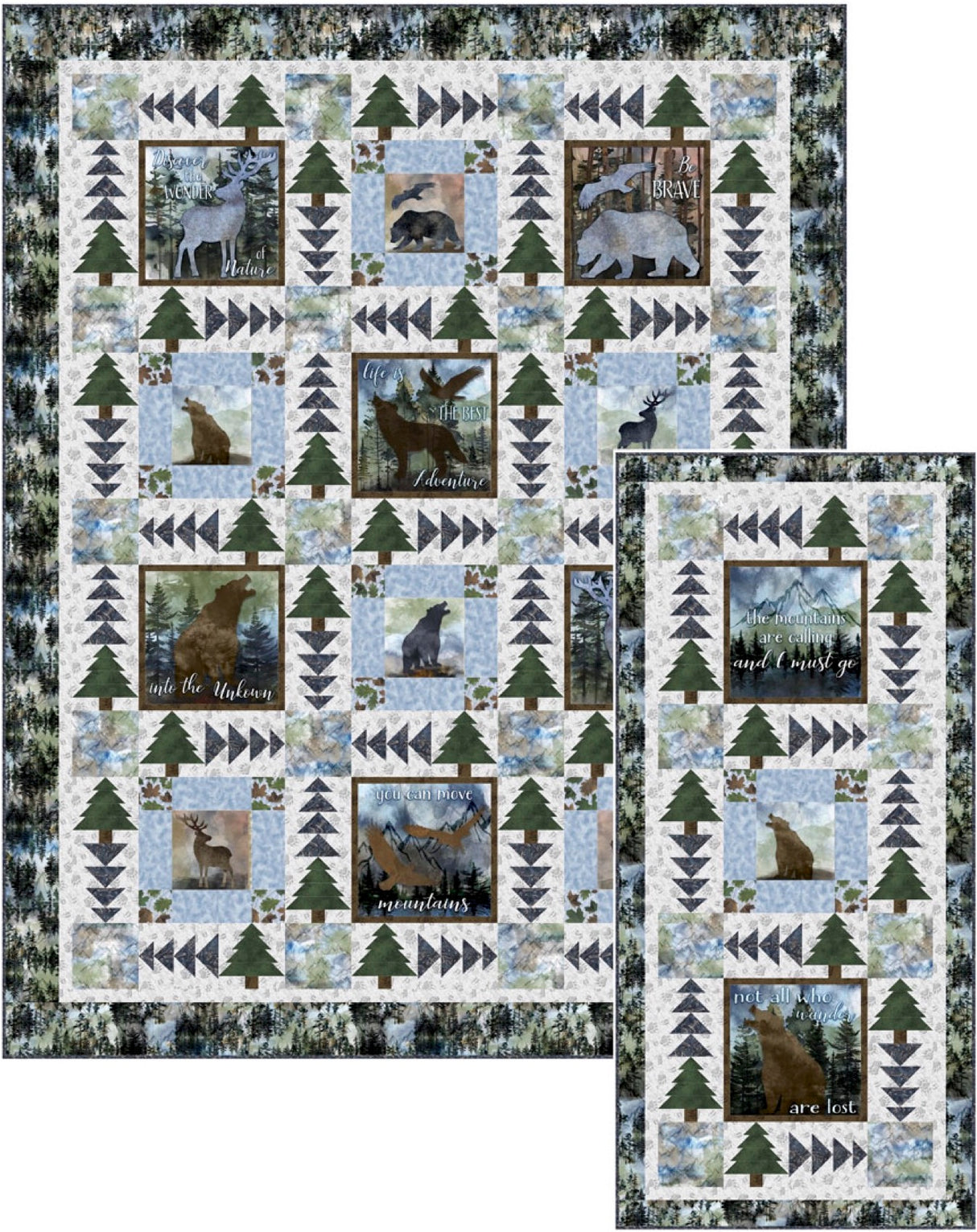 Nature Adventures Downloadable Pattern by Pine Tree Country Quilts