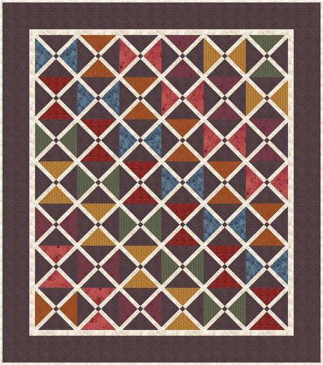 Nature's Grid 2 Downloadable Pattern by Upper Canada Quiltworks