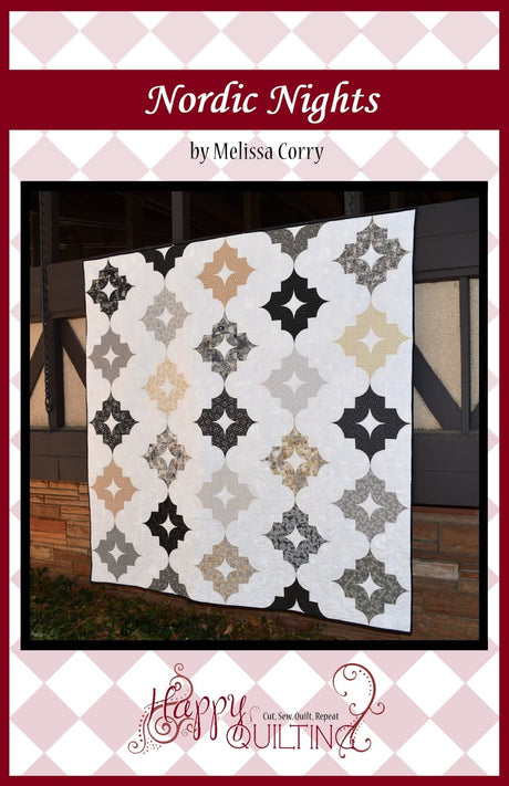 Nordic Nights Downloadable Pattern by Happy Quilting Melissa Corry
