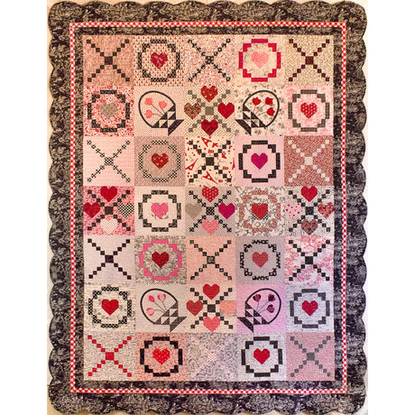 My French Valentine Quilt Pattern by Olive Leaf Quilts