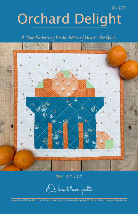 Orchrad Delight Downloadable Pattern by Heart Lake Quilts