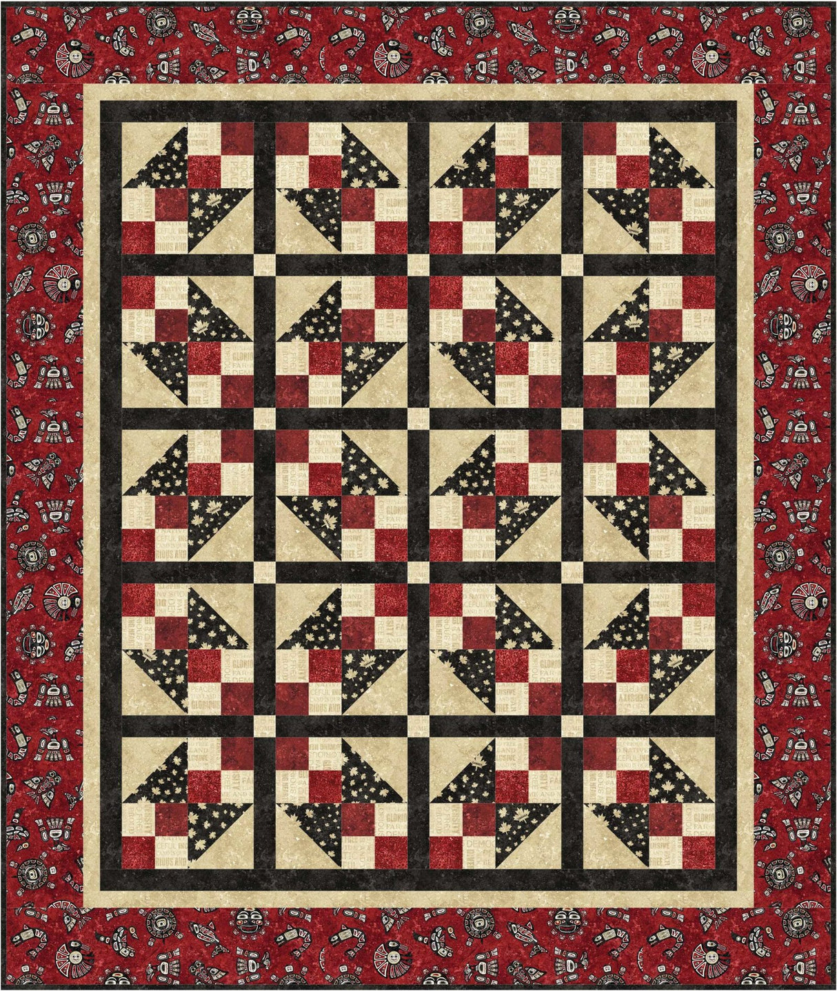 Our Native Land II Downloadable Pattern by Upper Canada Quiltworks