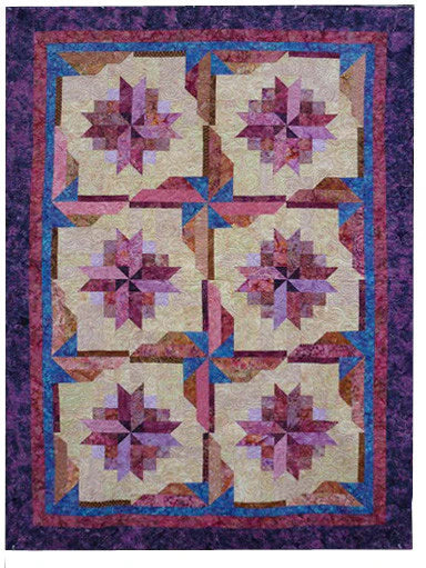 Bali Fruit Swirl Quilt Pattern by Among Brendas Quilts and Bags