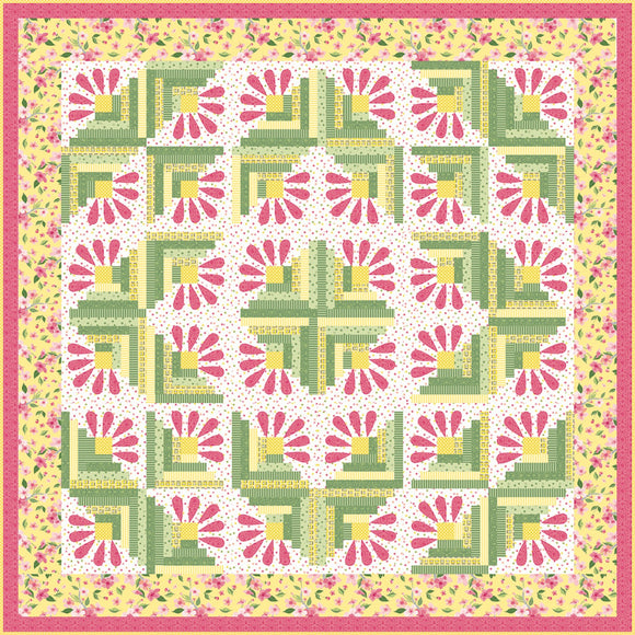 Coneflower Corner Quilt Pattern by Riley Blake Designs