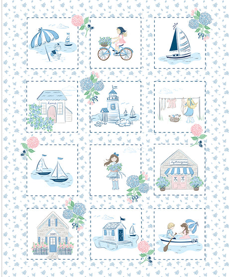 Coastal Dreams 35 1/2" x 43 1/2" Panel by Coastal Dreams — Tasha Noel