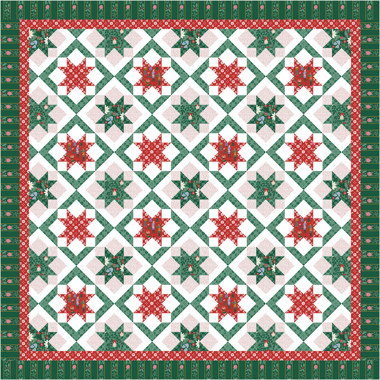 Christmas Squared by Sew-N-Quilt Pattern by Riley Blake Designs