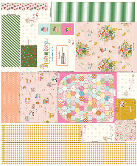 Ashmere 35 1/2" x 43 1/2" Backpack Panel Pink