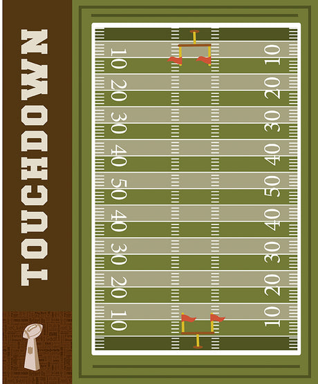 Hometown Heroes 35 1/2" x 43 1/2" Football Panel