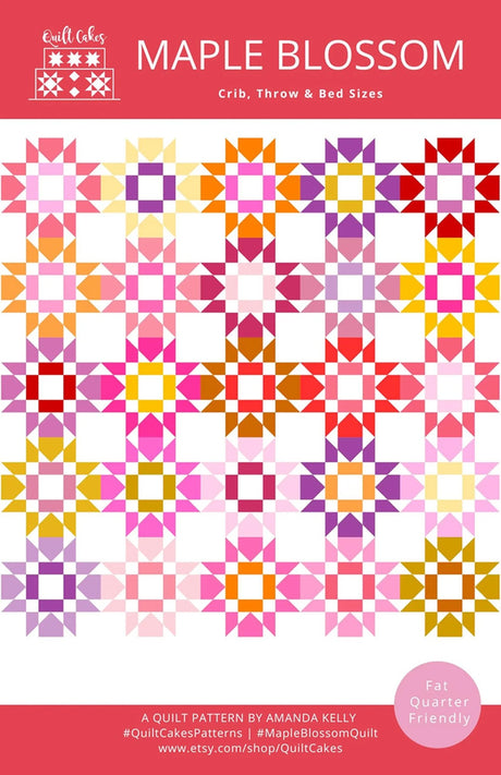 Quilt Cakes Maple Blossom Quilt Pattern by Riley Blake Designs