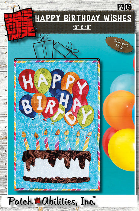 Happy Birthday Wishes Pattern by Patch Abilities - Patterns