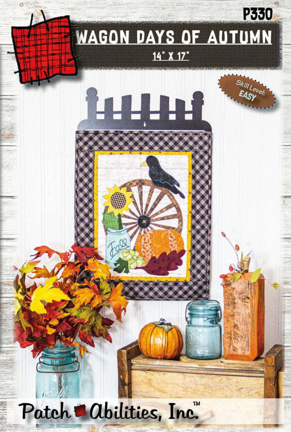 Wagon Days Of Autumn Quilt Pattern by Patch Abilities 