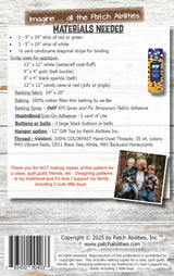 Back of the Be Jolly & Jingle Pattern by Patch Abilities - Patterns