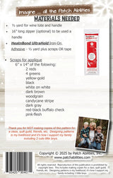 Back of the Wine Totes - Holiday Edition by Patch Abilities - Patterns