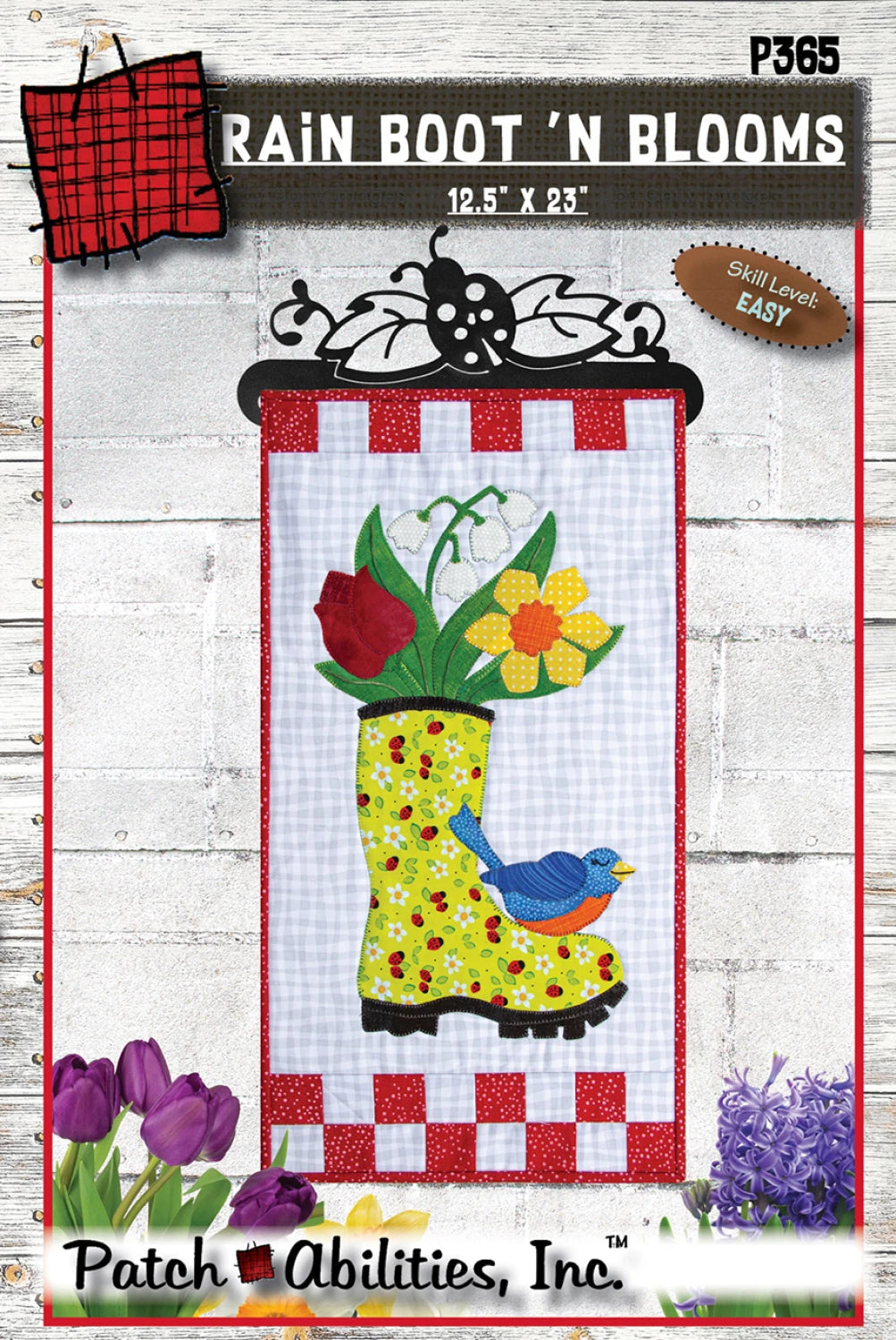 Rain Boot n Blooms Pattern by Patch Abilities