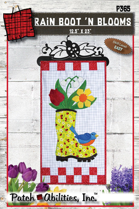 Rain Boot n Blooms Pattern by Patch Abilities
