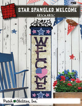 Star Spangled Welcome Pattern by Patch Abilities