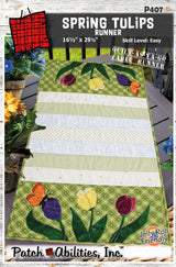 Spring Tulips Runner  by Patch Abilities - Patterns
