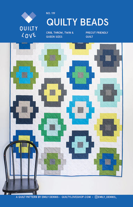 Quilty Beads Quilt Pattern by Quilty Love