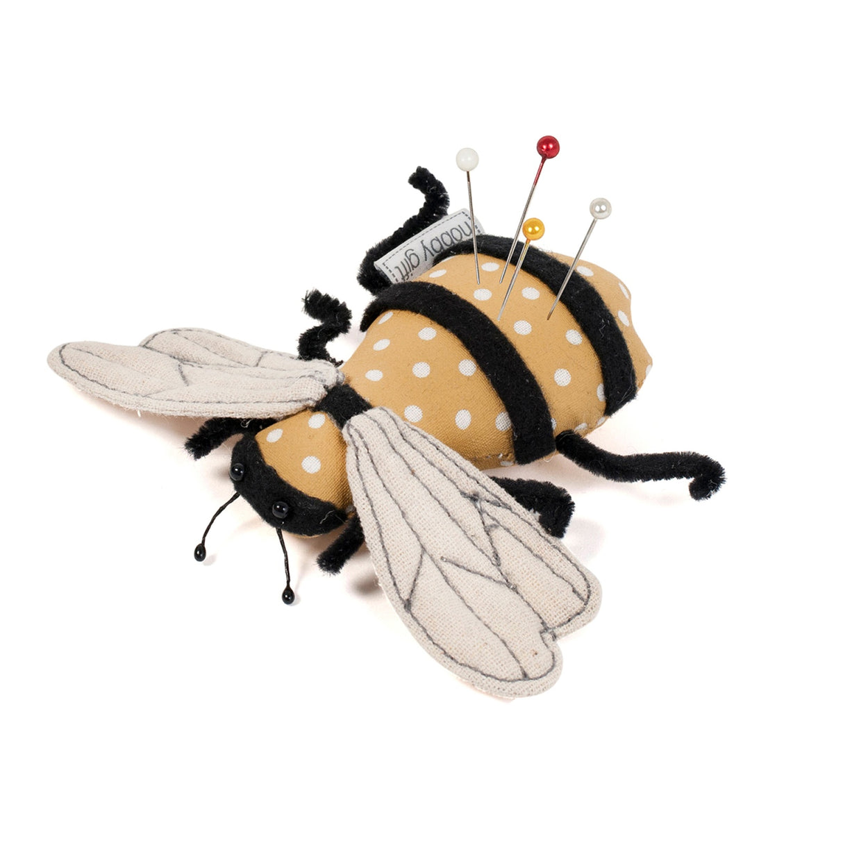 Back of the Pincushion Bee by Hobby Gift USA