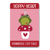 Hoppy Heart Charm - Primrose Cottage